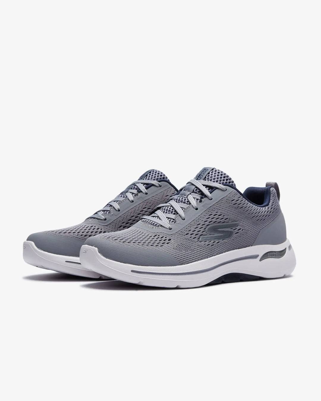 Skechers Men's Gowalk Arch Fit-athletic Workout Walking Shoe With Air Cooled Foam 9 X-Wide Grey/Navy