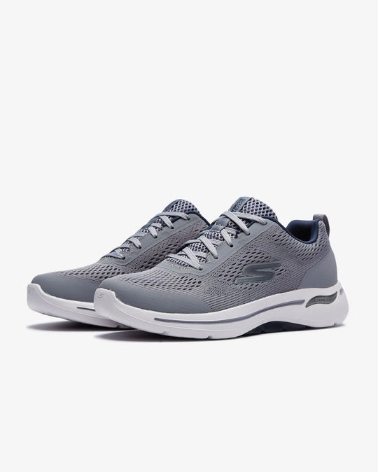 Skechers Men's Gowalk Arch Fit-athletic Workout Walking Shoe With Air Cooled Foam 9 X-Wide Grey/Navy
