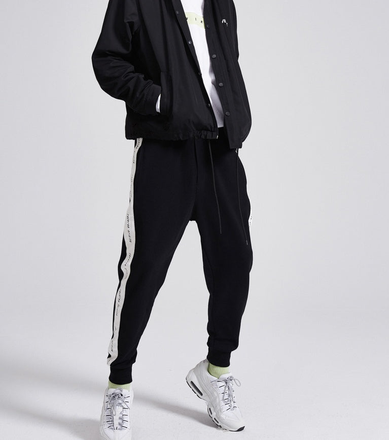 Men Beam Feet Velvet Pants