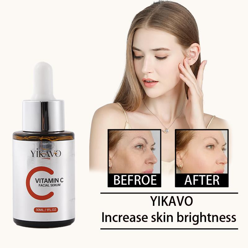 【Natural Ingredients】Yikavo FACIAL ESSENCE NOURISHING SKINCARE SET Natural Moisturizing Skin Care Improves Wrinkles, Moisturizes and Enhances the Skin'S Ability to Retain Moisture for Long-Lasting Hydration Skin Is Revitalized Home in the Bedroom