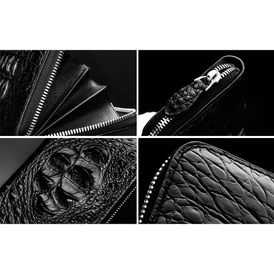 Genuine Crocodile Skin Wallet